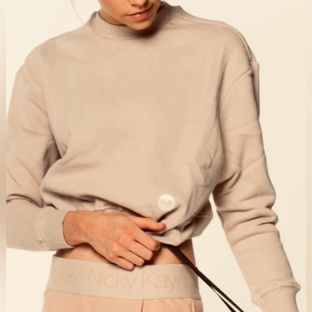 Nicky Kay Adjustable Sweatshirt XS/S Tan